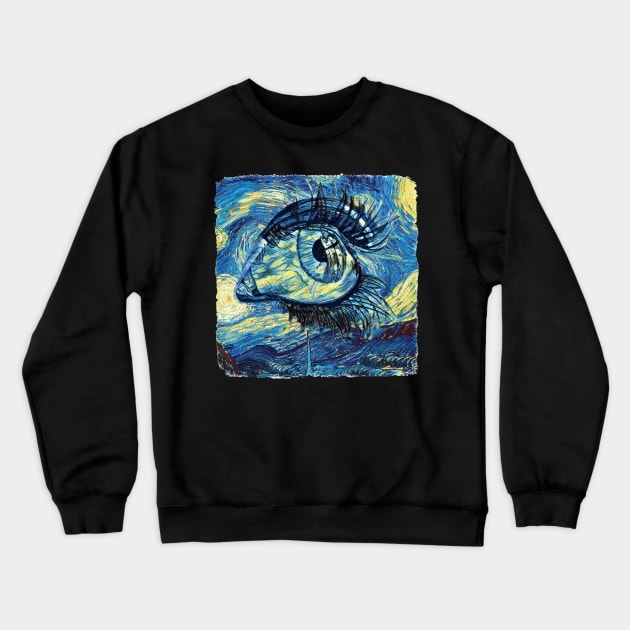 Vision Van Gogh Style Crewneck Sweatshirt by todos